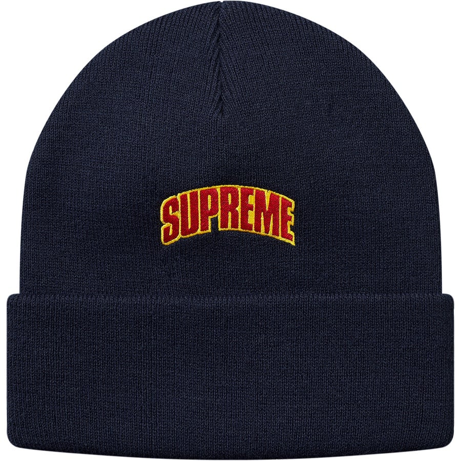 Details on Crown Logo Beanie Navy from fall winter
                                                    2018 (Price is $32)