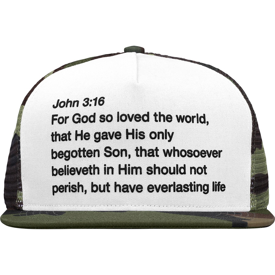 Details on Preach Mesh Back 5-Panel Camo from fall winter 2018 (Price is $40)
