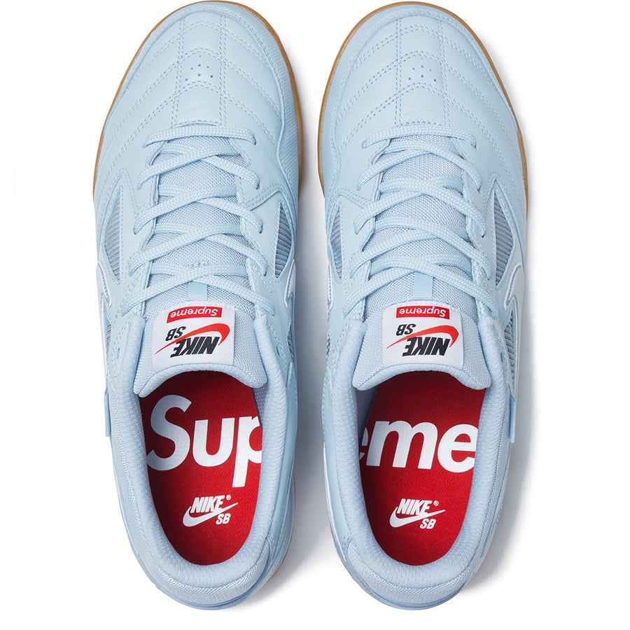 Details on Supreme Nike SB Gato Light Blue from fall winter 2018 (Price is $110)