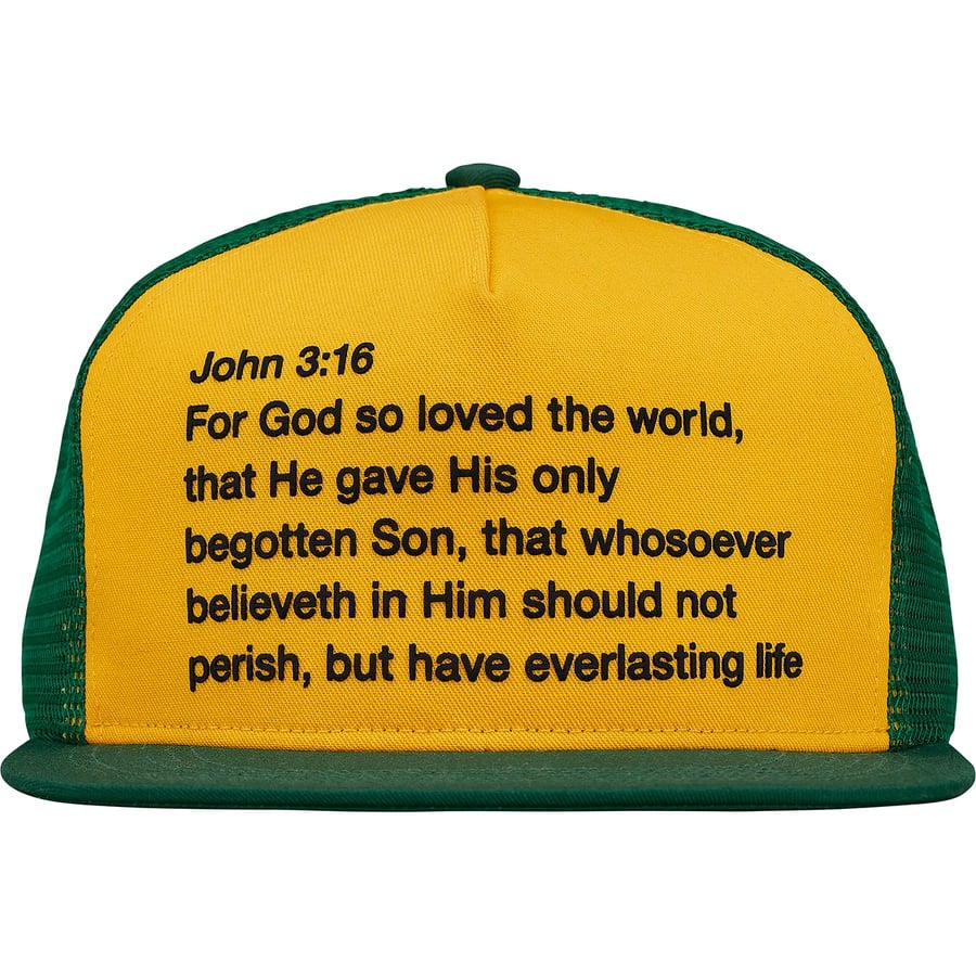 Details on Preach Mesh Back 5-Panel Green from fall winter
                                                    2018 (Price is $40)