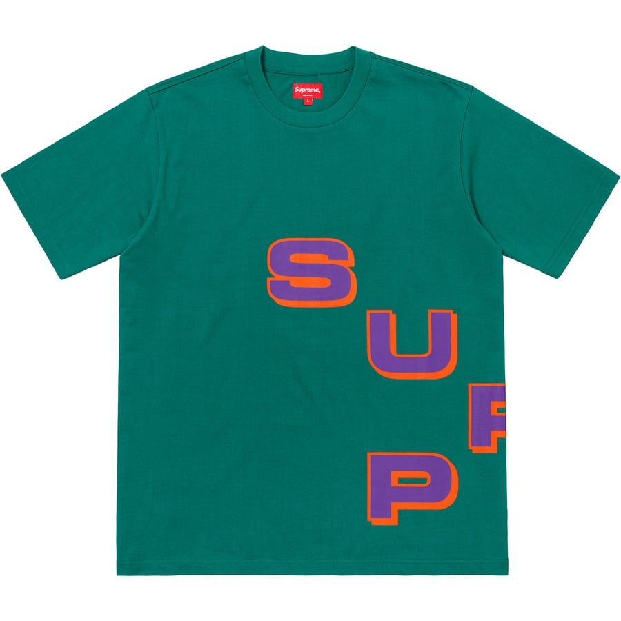 Details on Stagger Tee Teal from fall winter
                                                    2018 (Price is $78)