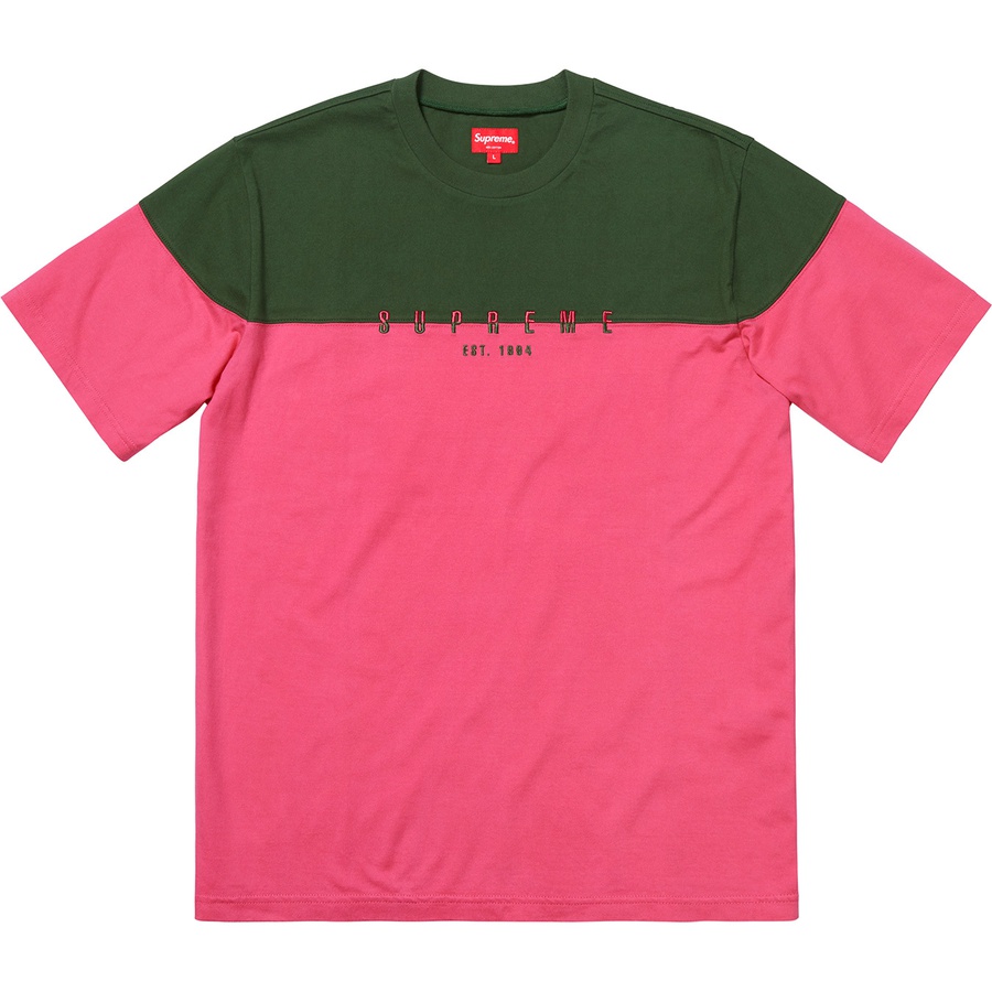 Details on Split Logo S S Top Pink from fall winter
                                                    2018 (Price is $88)