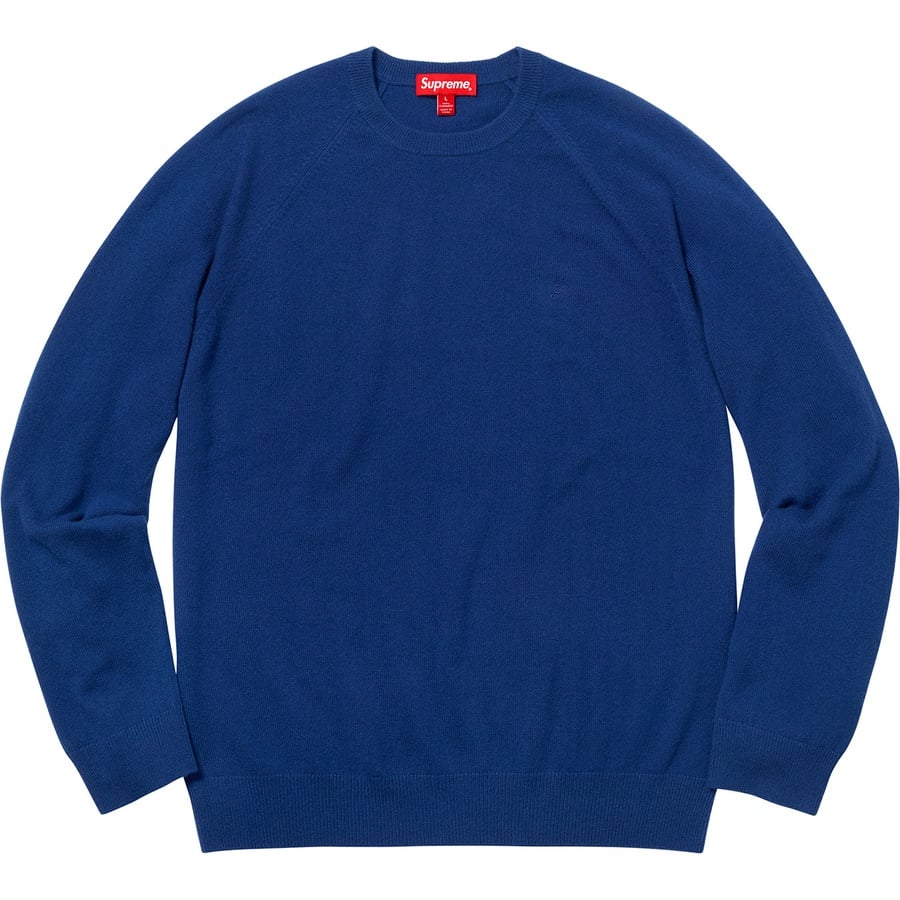 Details on Cashmere Sweater Dark Royal from fall winter
                                                    2018 (Price is $248)