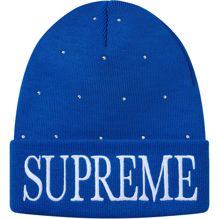 Details on Studded Beanie Royal from fall winter
                                                    2018 (Price is $36)