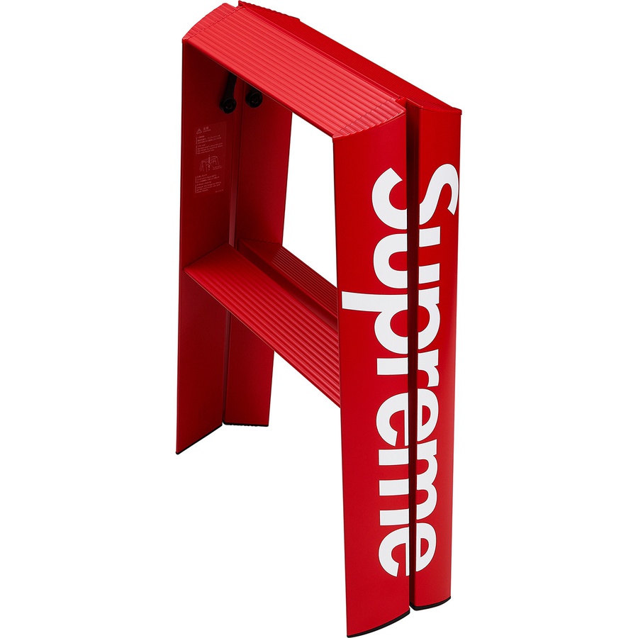 Details on Supreme Lucano Step Ladder Red from fall winter
                                                    2018 (Price is $288)