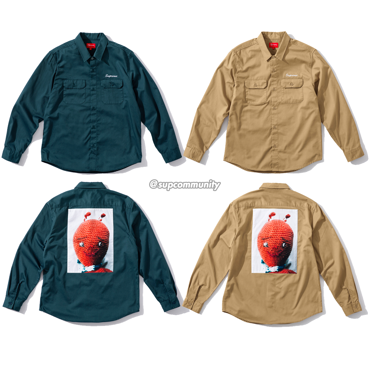 Mike Kelley Ahh…Youth! Work Shirt - fall winter 2018 - Supreme