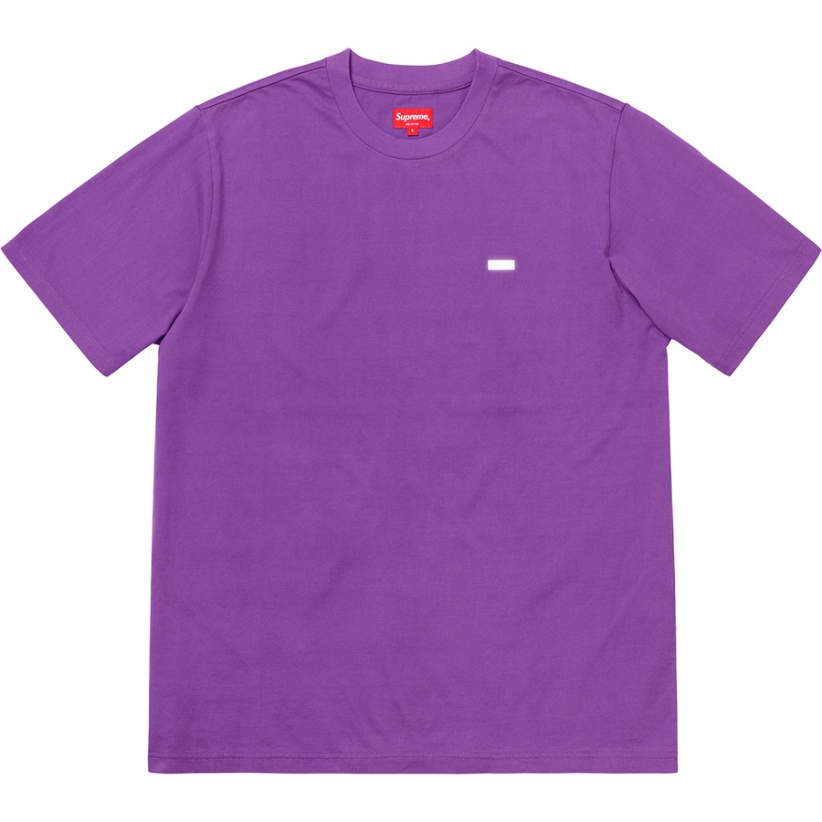 Details on Reflective Small Box Tee Violet from fall winter 2018 (Price is $58)