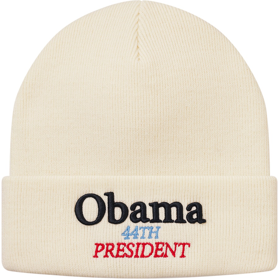 Details on Obama Beanie Natural from fall winter
                                                    2018 (Price is $32)