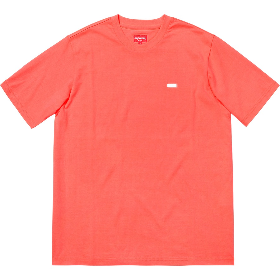 Details on Reflective Small Box Tee Fluorescent Pink from fall winter 2018 (Price is $58)