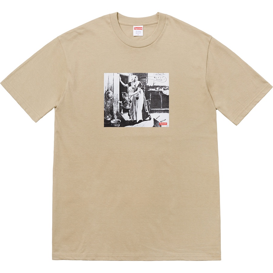 Details on Mike Kelley Supreme Hiding From Indians Tee Clay from fall winter
                                                    2018 (Price is $48)