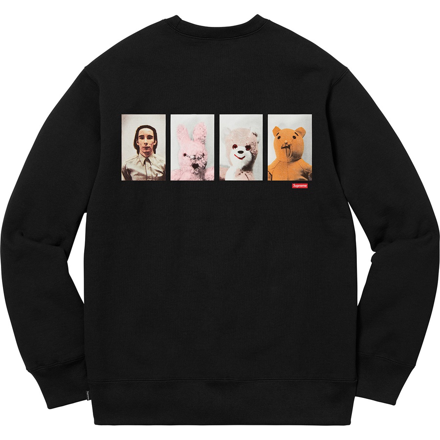 Details on Mike Kelley Supreme Ahh…Youth! Crewneck Sweatshirt Black from fall winter 2018 (Price is $158)