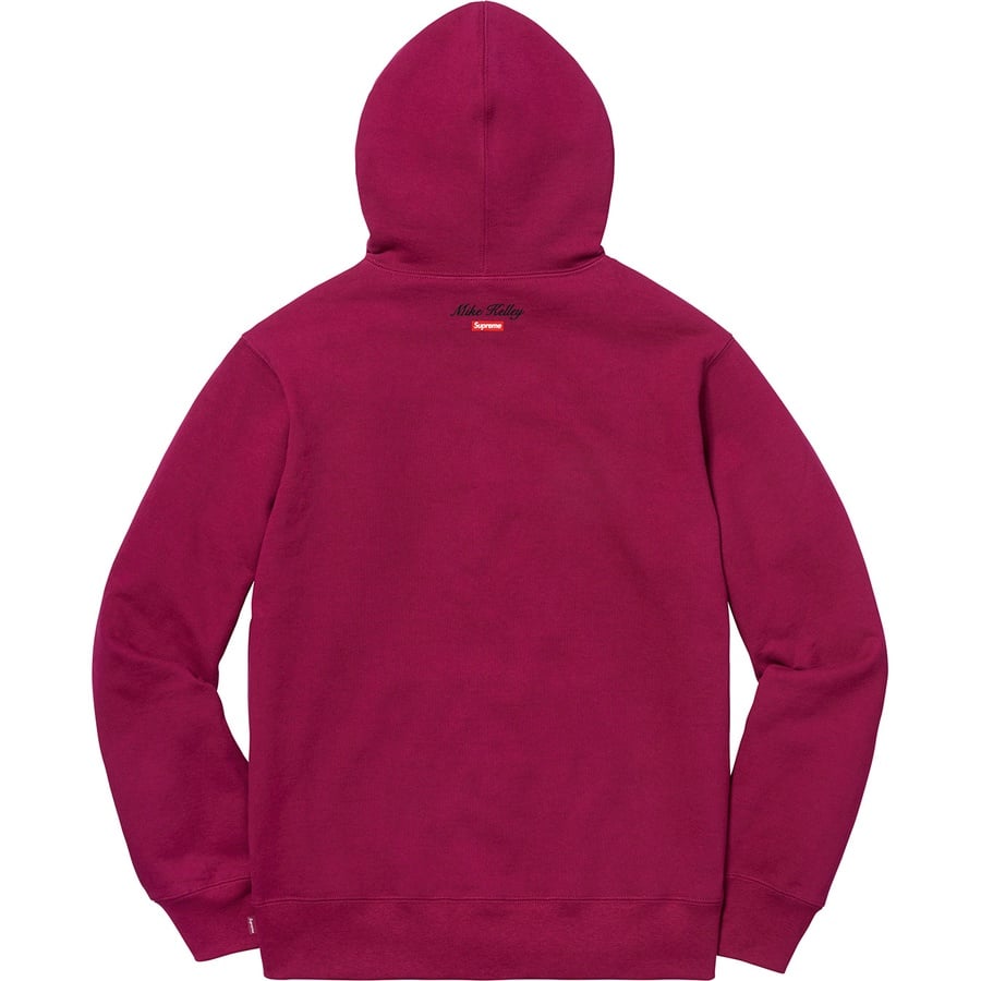 Details on Mike Kelley Supreme Franklin Signing the Treaty of Alliance with French Officials Hooded Sweatshirt Dark Magenta from fall winter
                                                    2018 (Price is $168)