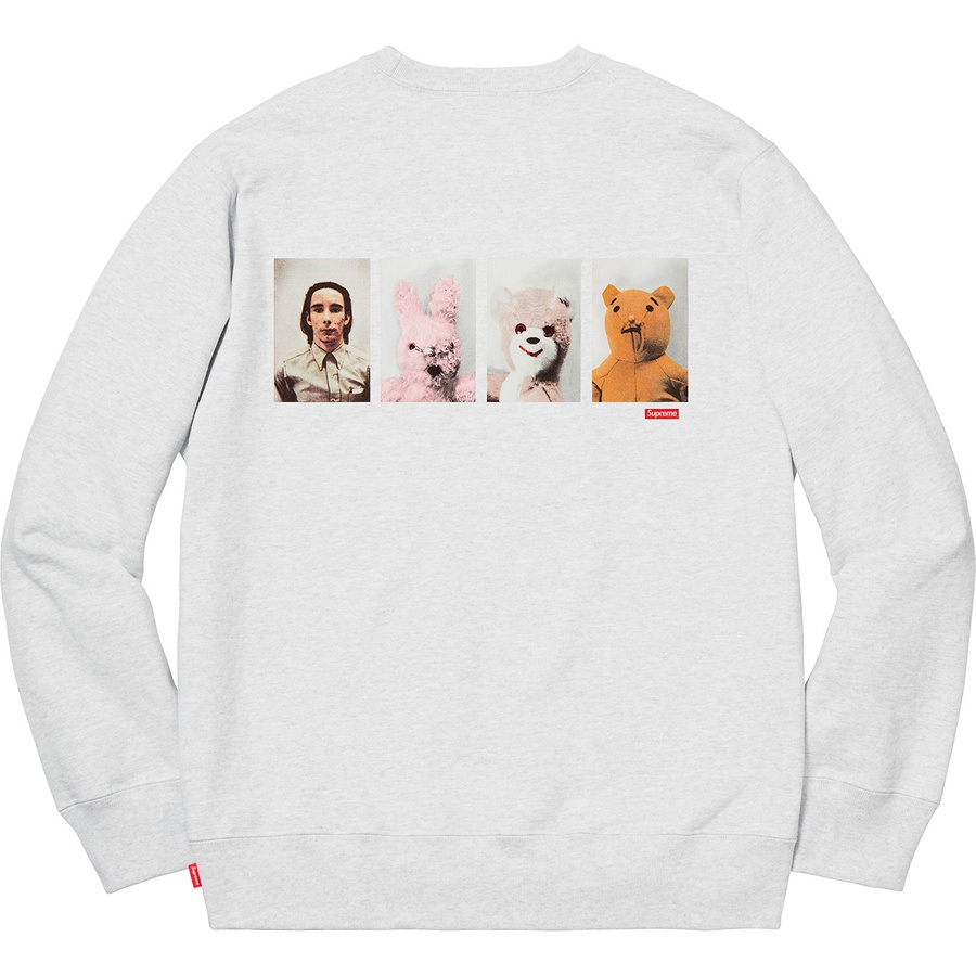 Details on Mike Kelley Supreme Ahh…Youth! Crewneck Sweatshirt Ash Grey from fall winter 2018 (Price is $158)