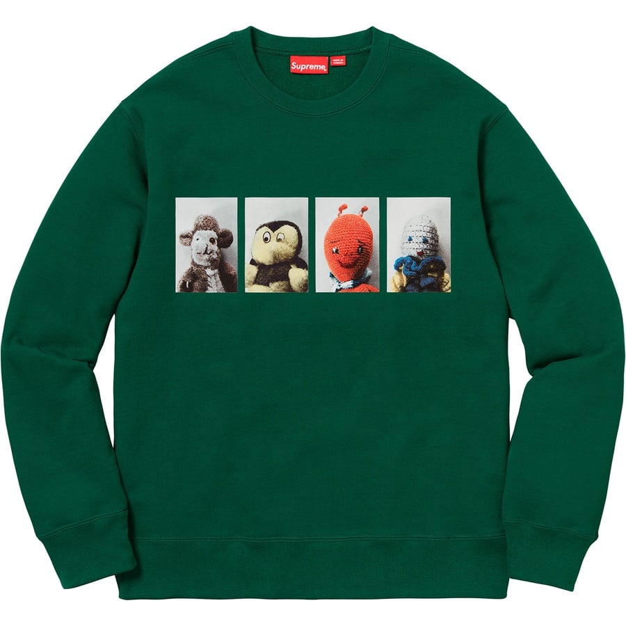 Details on Mike Kelley Supreme Ahh…Youth! Crewneck Sweatshirt Dark Green from fall winter
                                                    2018 (Price is $158)