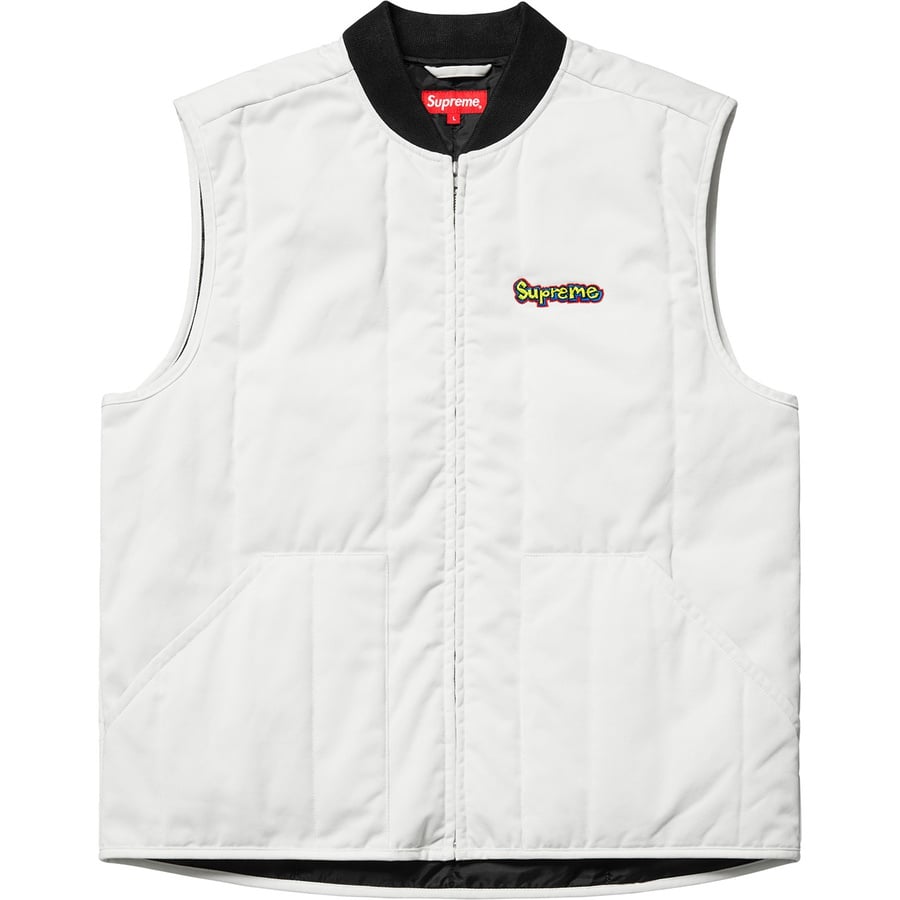 Details on Gonz Shop Vest White from fall winter
                                                    2018 (Price is $148)