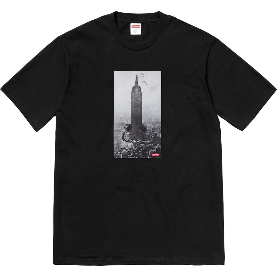 Details on Mike Kelley Supreme The Empire State Building Tee Black from fall winter
                                                    2018 (Price is $48)