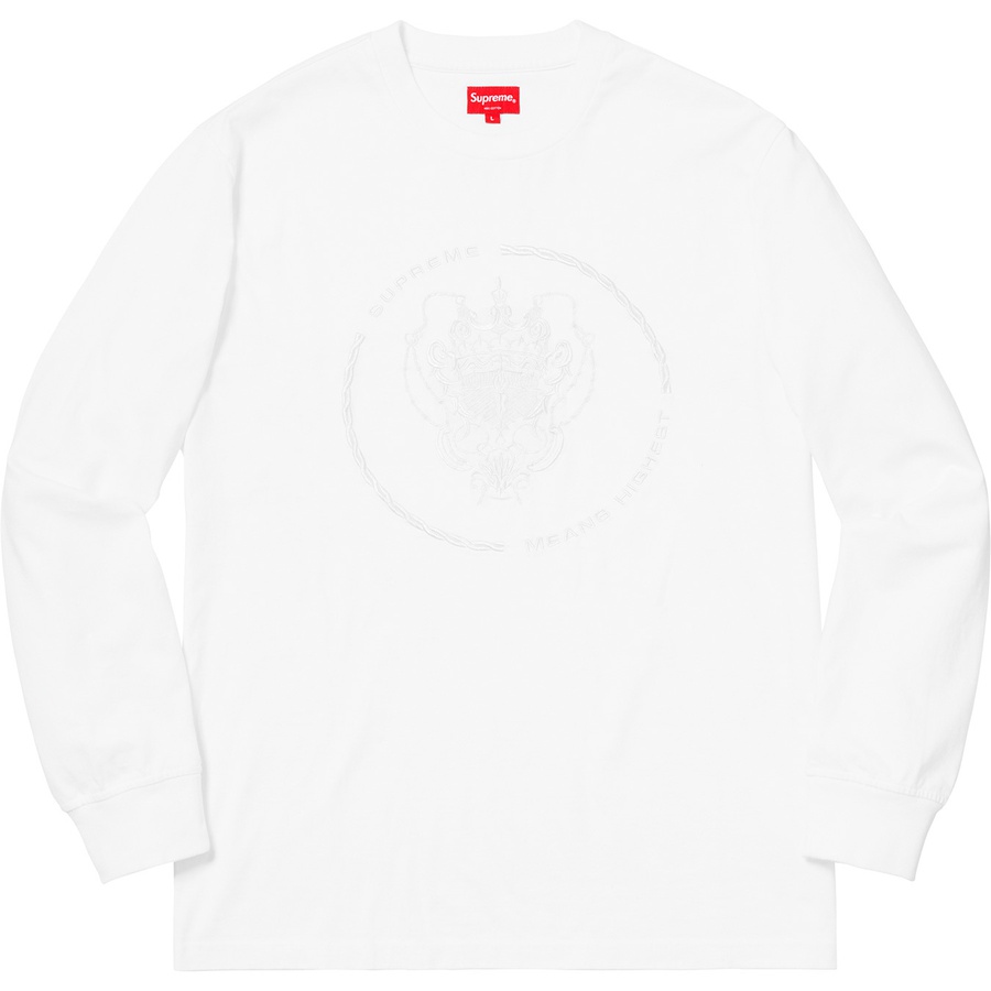 Details on Crest L S Top White from fall winter
                                                    2018 (Price is $88)