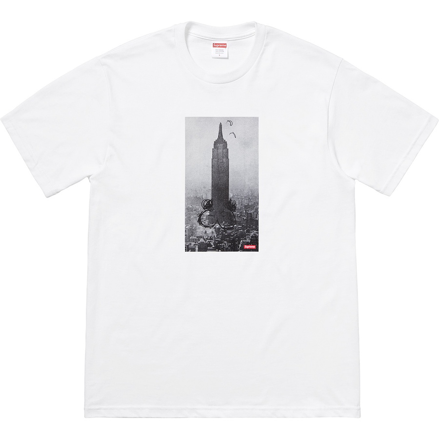 Details on Mike Kelley Supreme The Empire State Building Tee White from fall winter
                                                    2018 (Price is $48)
