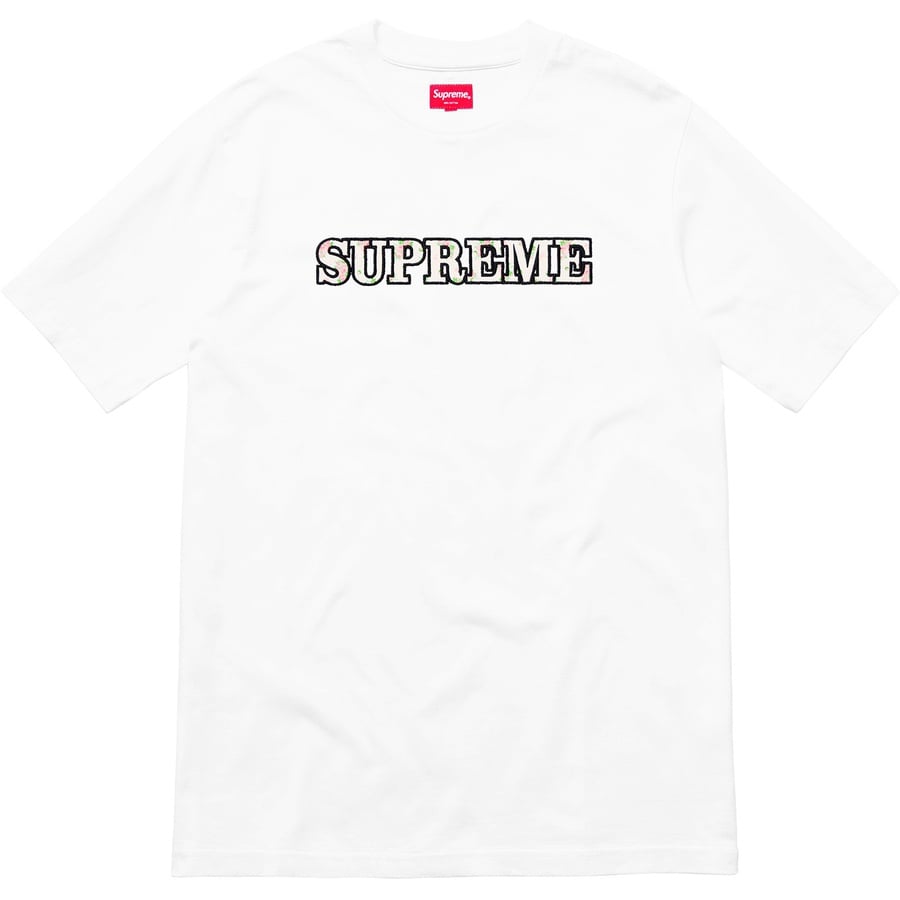 Details on Floral Logo Tee White from fall winter
                                                    2018 (Price is $78)