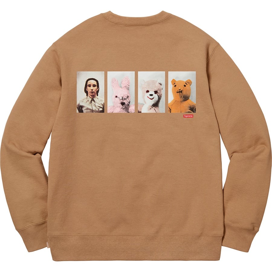 Details on Mike Kelley Supreme Ahh…Youth! Crewneck Sweatshirt Light Brown from fall winter
                                                    2018 (Price is $158)