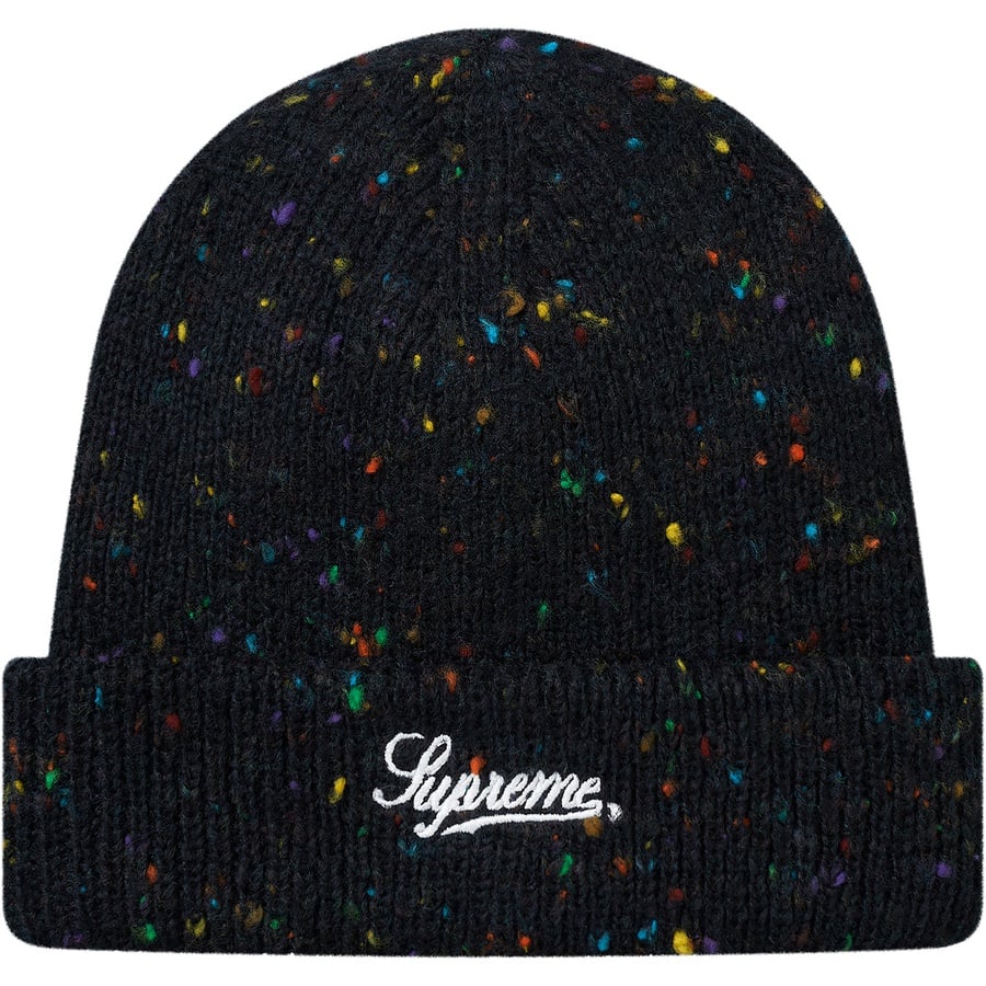 Details on Colored Speckle Beanie Black from fall winter
                                                    2018 (Price is $32)