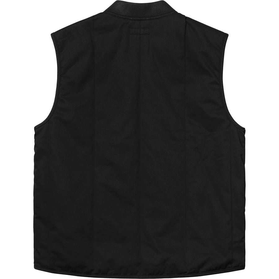 Details on Gonz Shop Vest Black from fall winter
                                                    2018 (Price is $148)