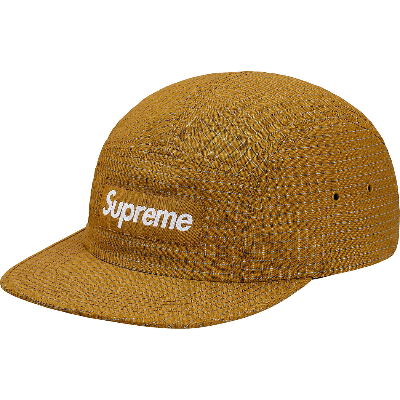 Supreme Reflective Stripe Camp Cap Red –