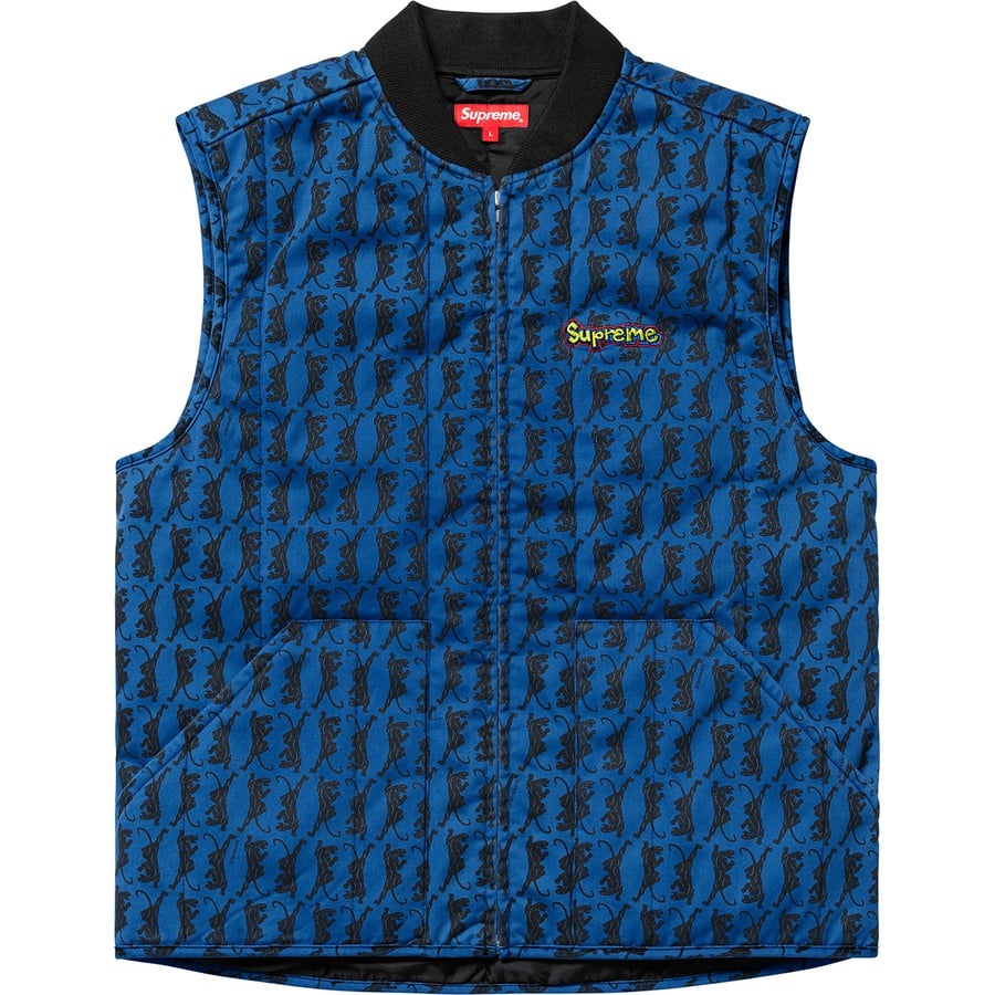 Details on Gonz Shop Vest Panther from fall winter
                                                    2018 (Price is $148)