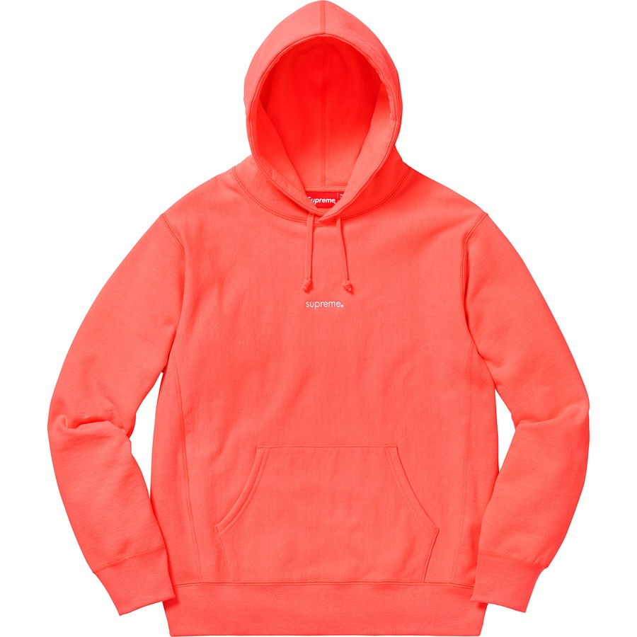 Details on Trademark Hooded Sweatshirt Fluorescent Pink from fall winter 2018 (Price is $158)