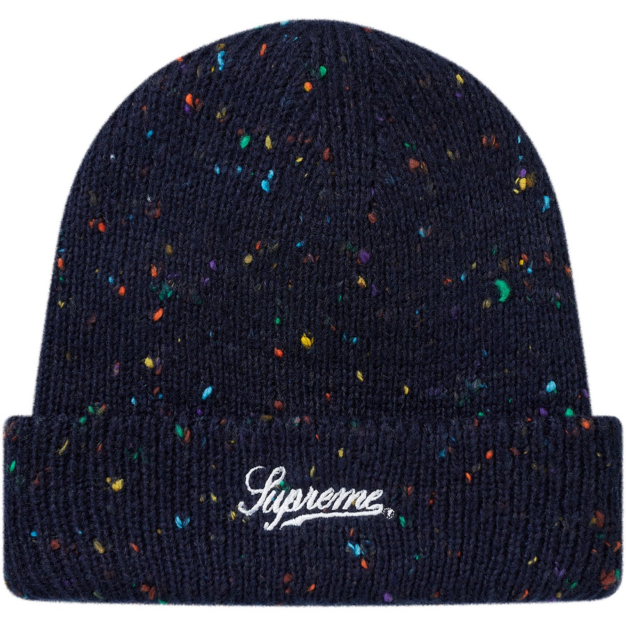 Details on Colored Speckle Beanie Navy from fall winter
                                                    2018 (Price is $32)