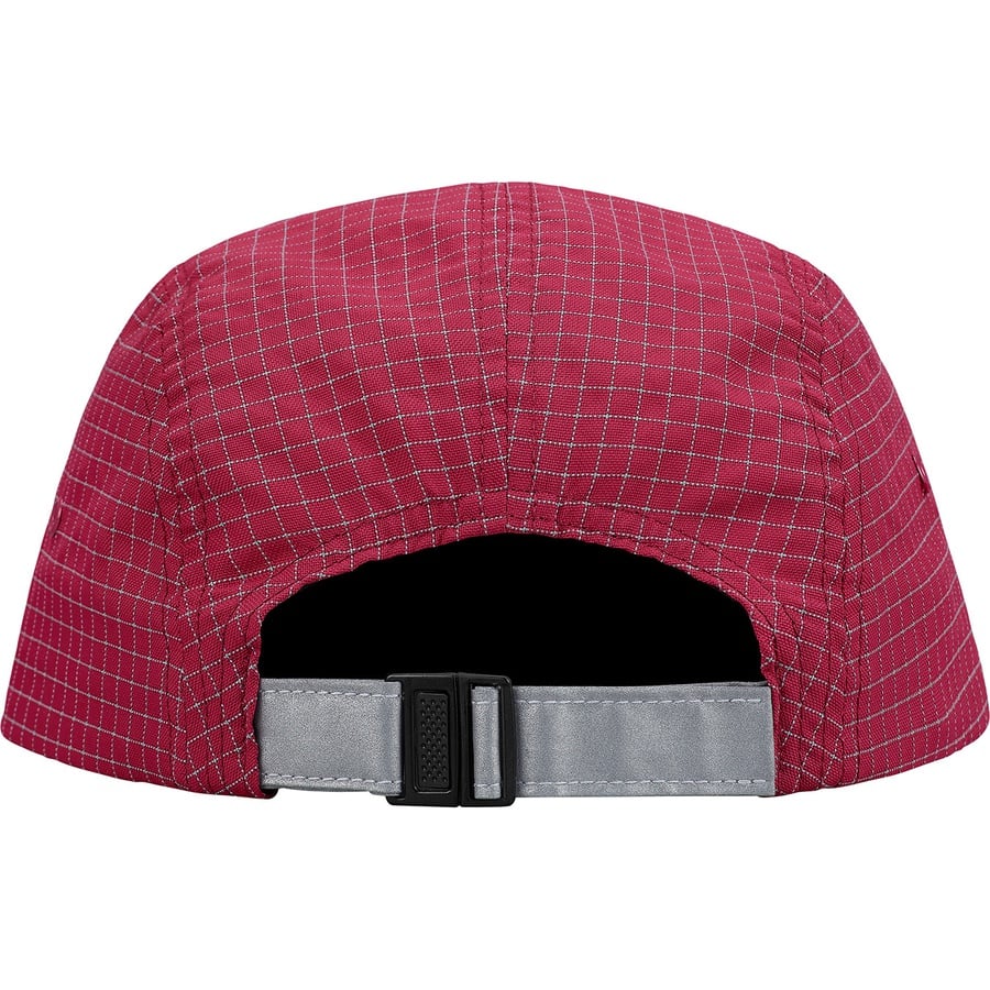 Details on Reflective Ripstop Camp Cap Cranberry from fall winter
                                                    2018 (Price is $48)