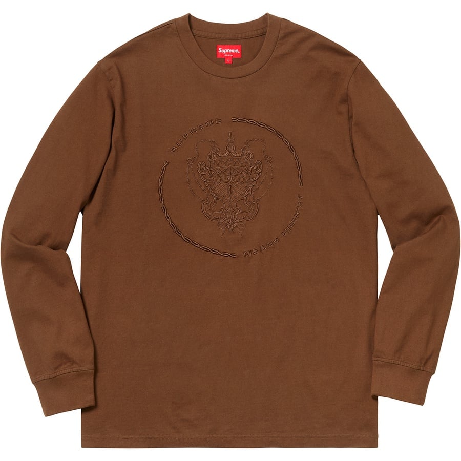 Details on Crest L S Top Brown from fall winter
                                                    2018 (Price is $88)