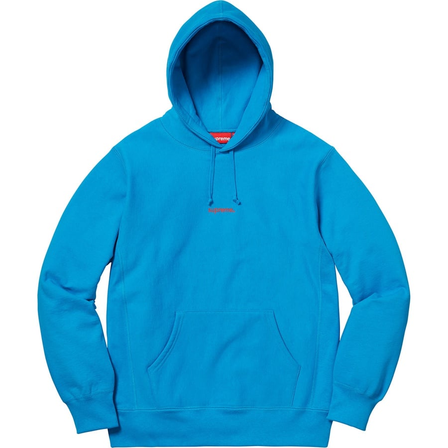 Details on Trademark Hooded Sweatshirt Bright Royal from fall winter 2018 (Price is $158)