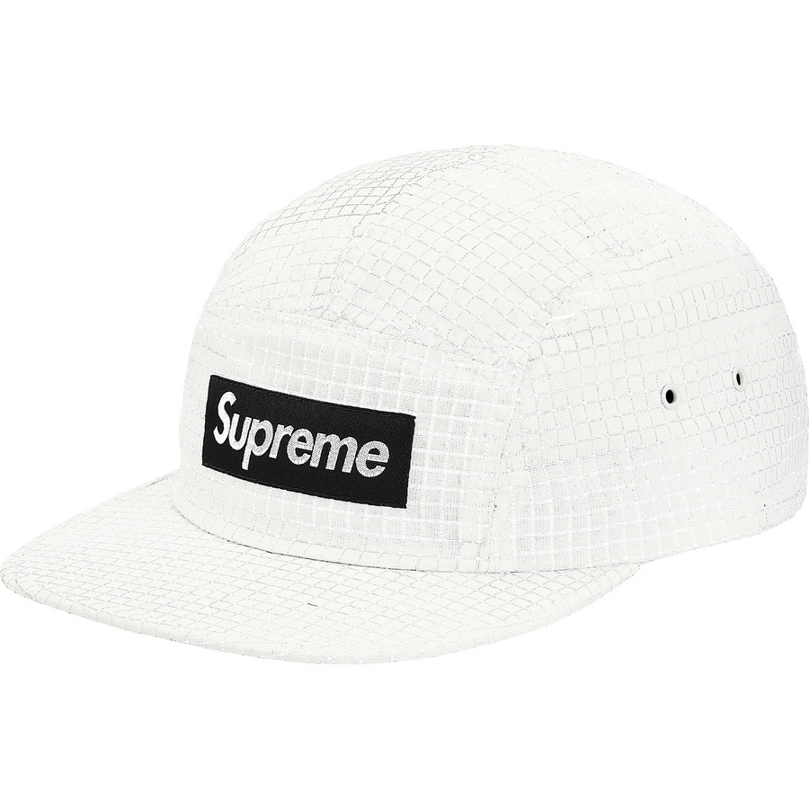 Details on Reflective Ripstop Camp Cap White from fall winter
                                                    2018 (Price is $48)