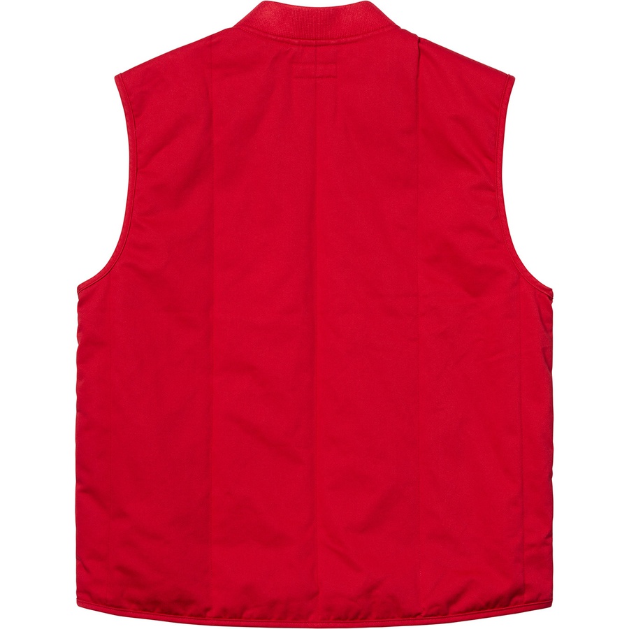 Details on Gonz Shop Vest Red from fall winter
                                                    2018 (Price is $148)