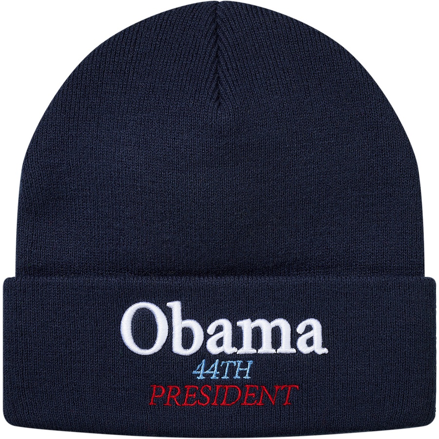 Details on Obama Beanie Navy from fall winter
                                                    2018 (Price is $32)