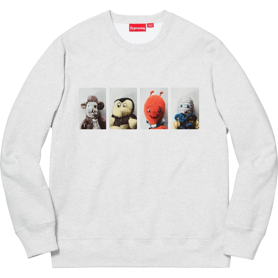 Details on Mike Kelley Supreme Ahh…Youth! Crewneck Sweatshirt Ash Grey from fall winter
                                                    2018 (Price is $158)