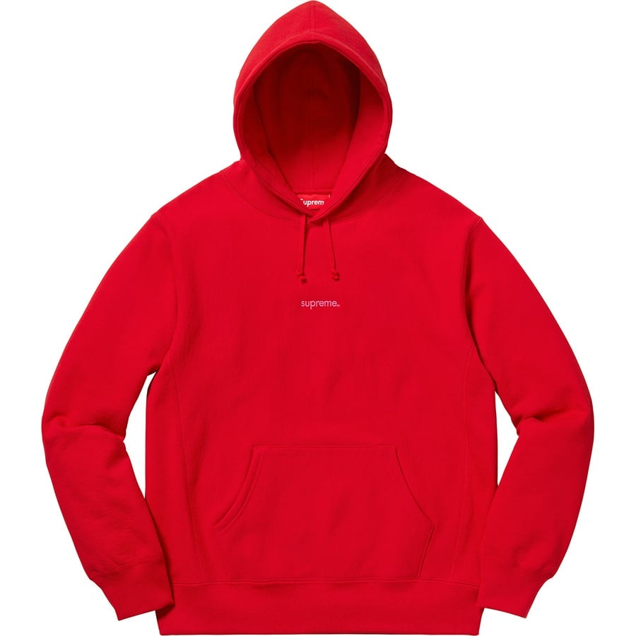 Details on Trademark Hooded Sweatshirt Red from fall winter
                                                    2018 (Price is $158)