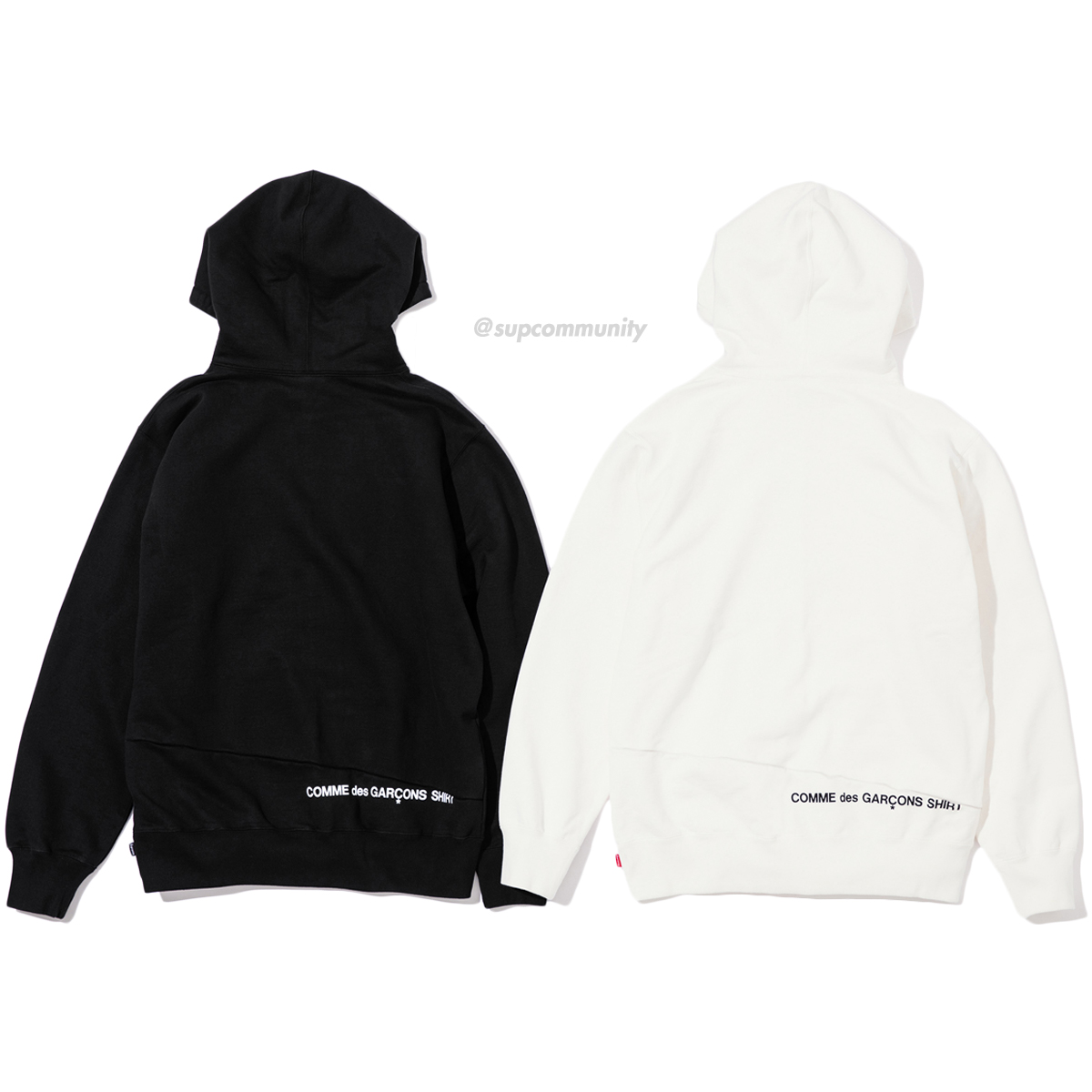 Supreme®/Comme des Garçons SHIRT® Split Box Logo Hooded Sweatshirt 