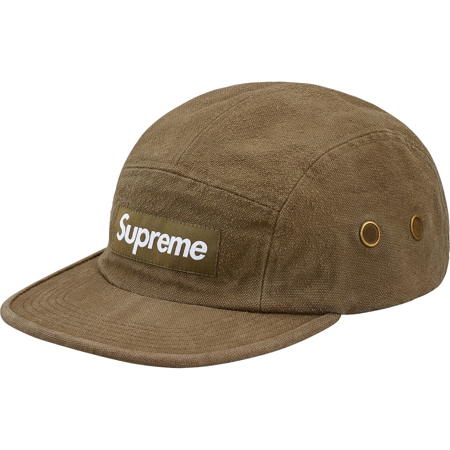 Details on Napped Canvas Camp Cap Olive from fall winter
                                                    2018 (Price is $54)