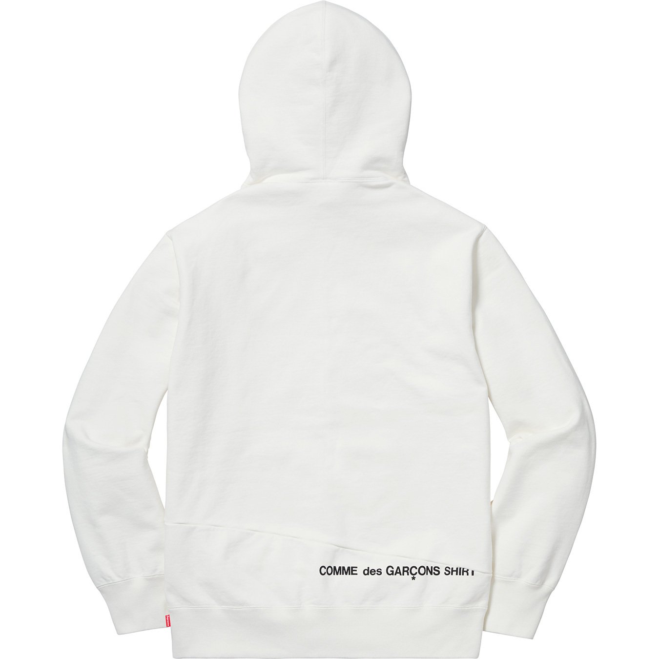 Comme des Garçons SHIRT Split Box Logo Hooded Sweatshirt - fall