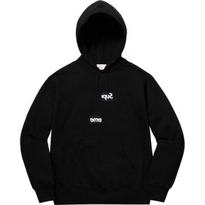 Comme des Garçons SHIRT Split Box Logo Hooded Sweatshirt - fall 