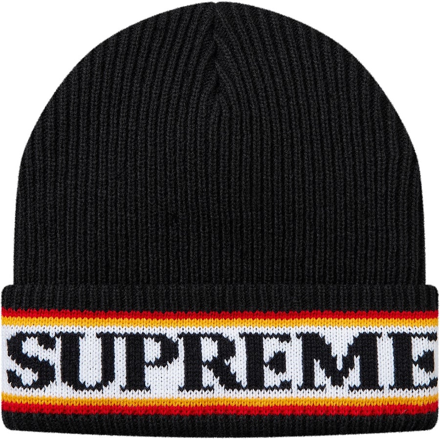 Details on Cuff Logo Beanie Black from fall winter
                                                    2018 (Price is $32)