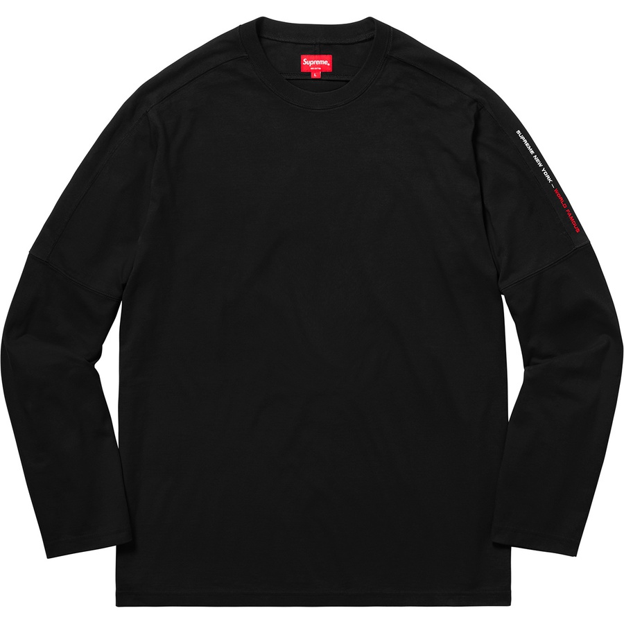 Details on Paneled L S Top Black from fall winter
                                                    2018 (Price is $88)