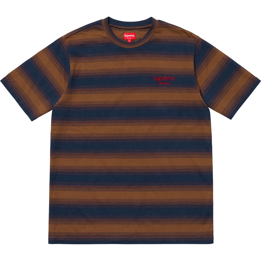 Details on Gradient Striped S S Top Brown from fall winter 2018 (Price is $88)