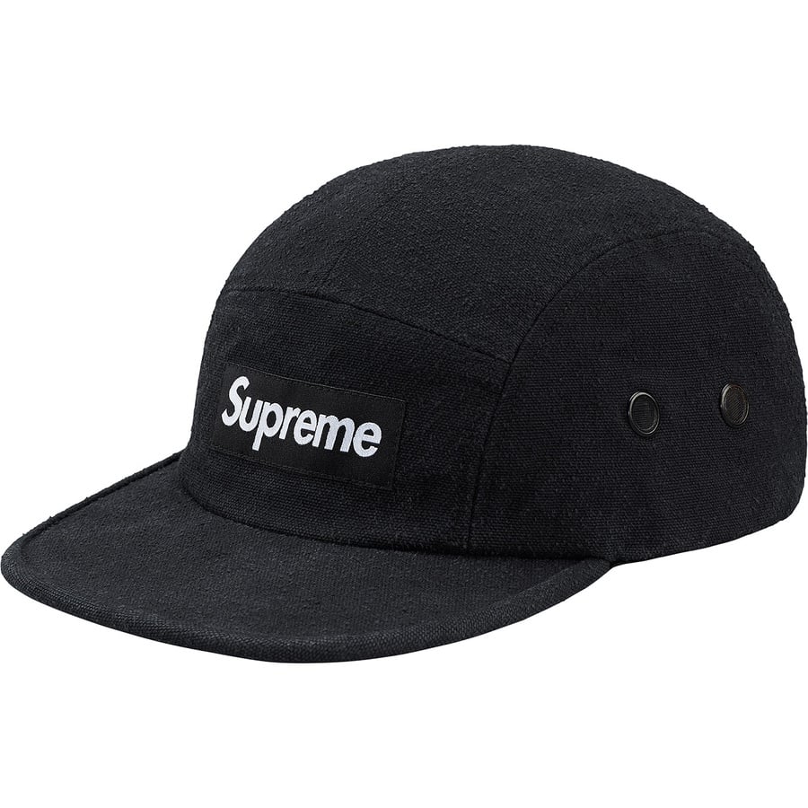 Details on Napped Canvas Camp Cap Black from fall winter
                                                    2018 (Price is $54)