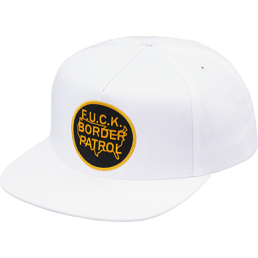 Supreme Border Patrol 5-Panel (FW18) - White - $44