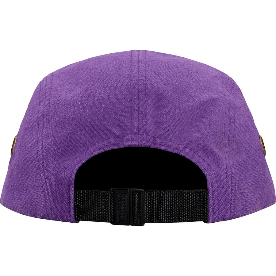 Details on Napped Canvas Camp Cap Purple from fall winter 2018 (Price is $54)