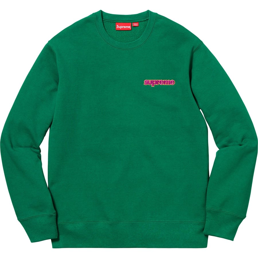 Details on Connect Crewneck Sweatshirt Green from fall winter 2018 (Price is $138)