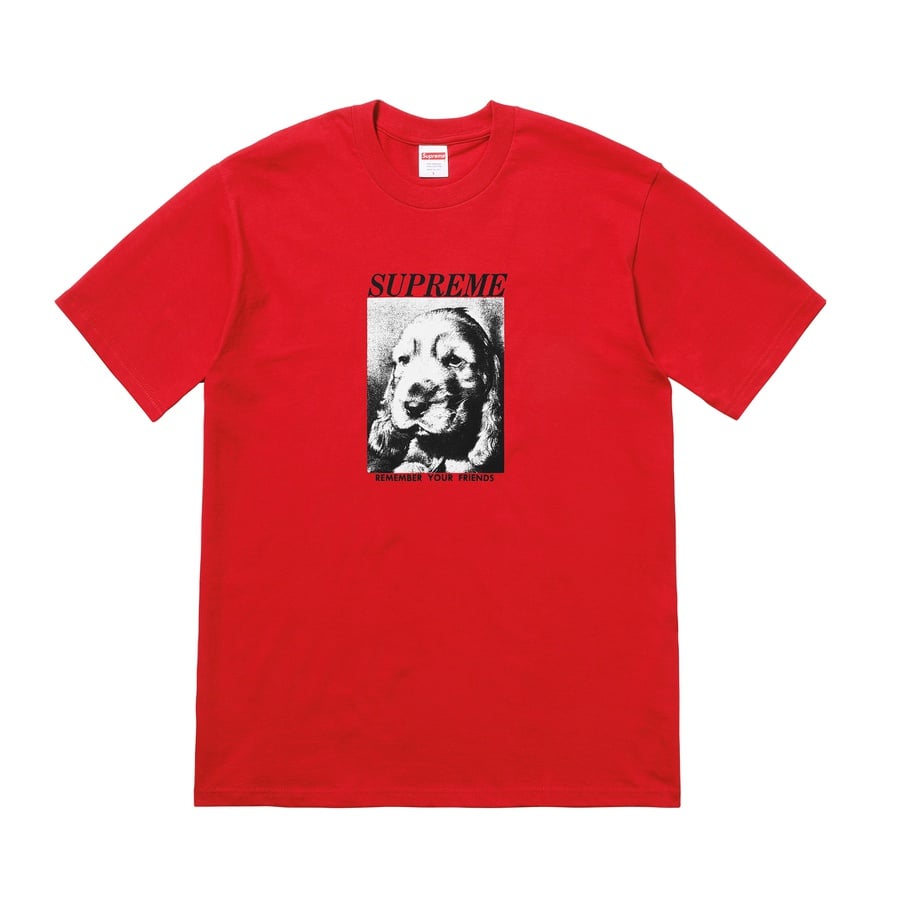 Supreme Remember Tee for fall winter 18 season